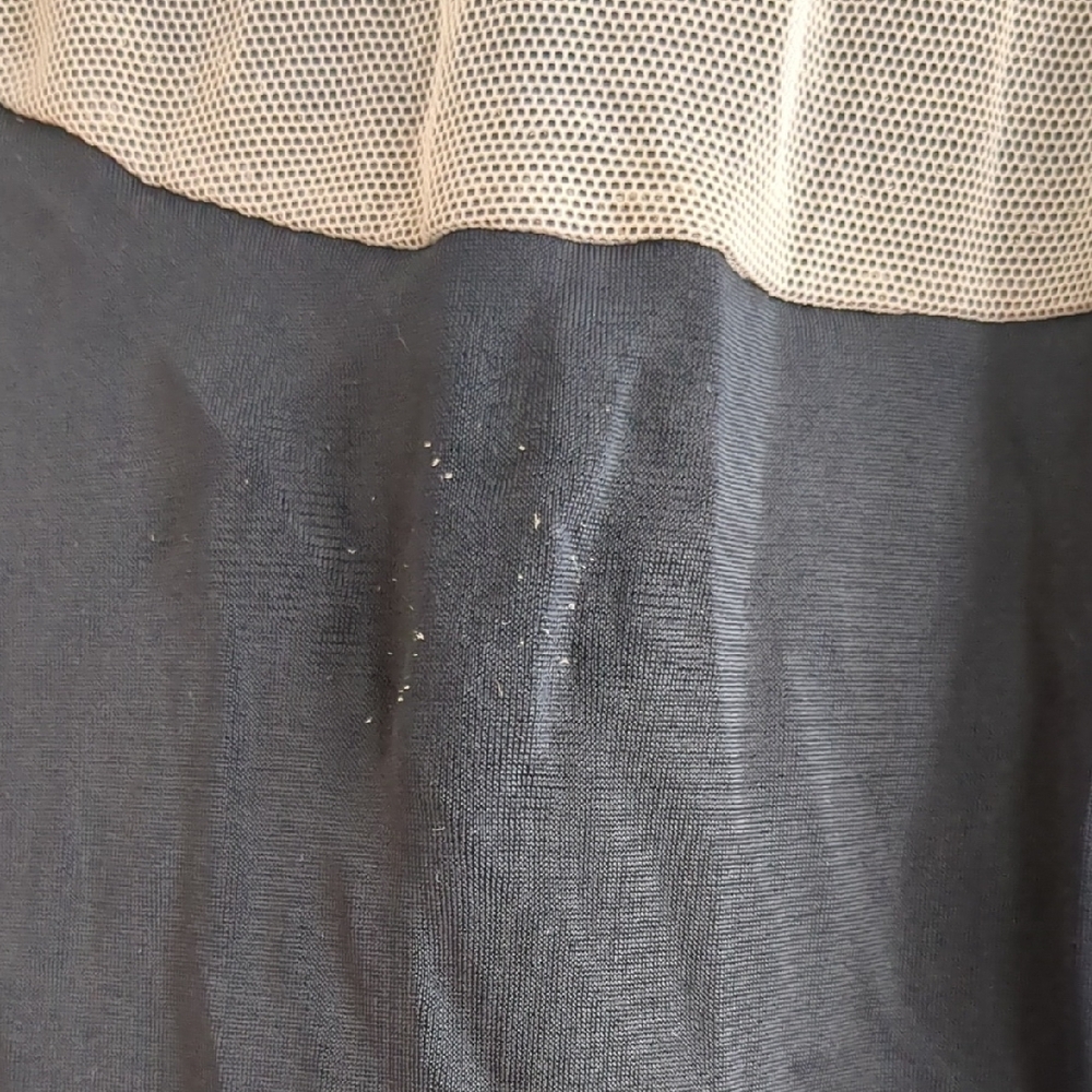 Mirella Black Leotard With Mesh - Picture 4 of 4